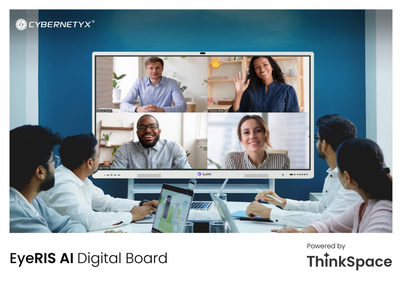 CyberneTyx EyeRIS AI Digital Board (65" / 75" / 86" / 98")