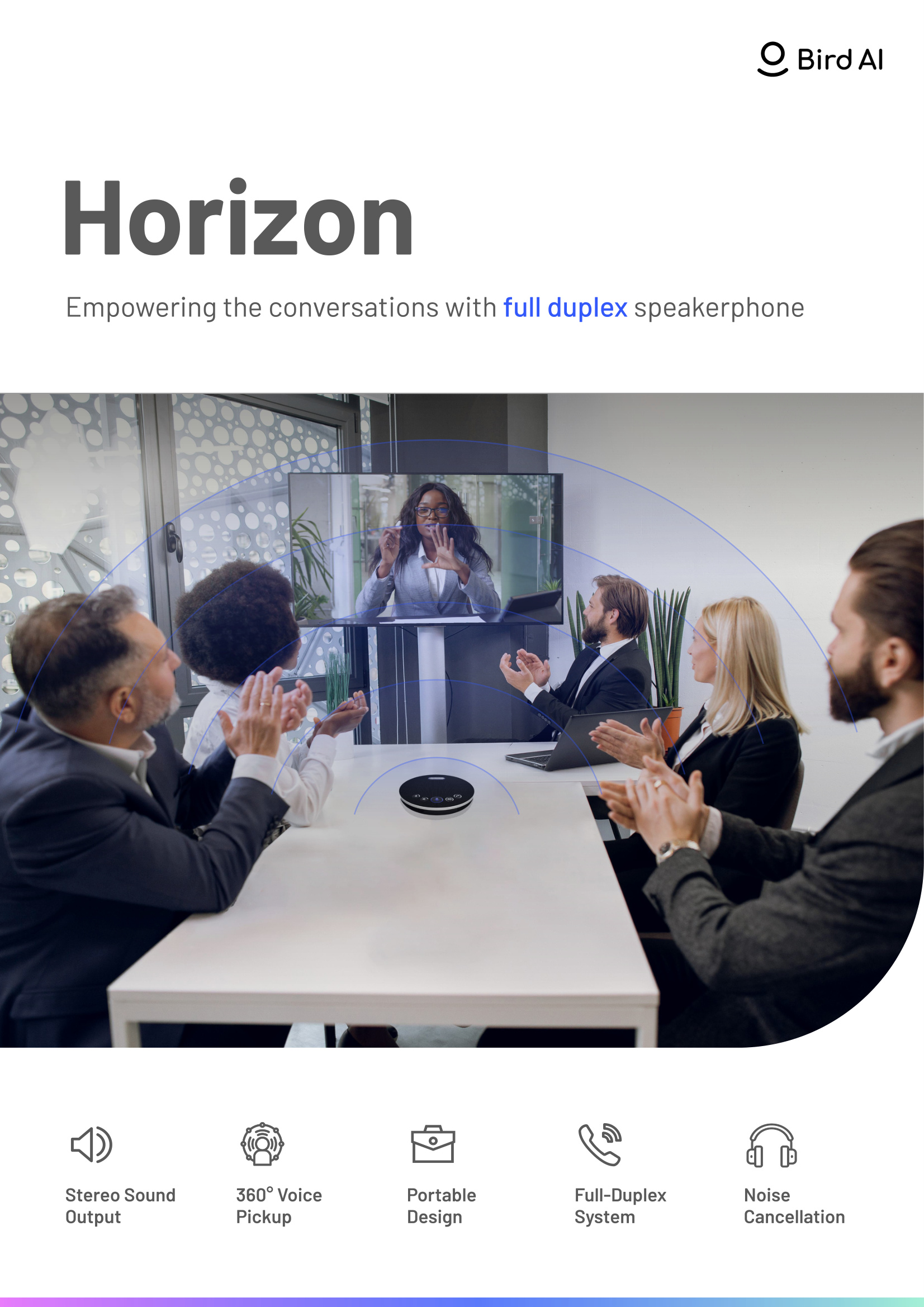 Horizon Wireless Full-Duplex Conference Speakerphone